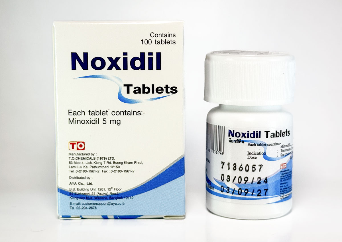 ノキシジル(ミノキシジルタブレット) 5mg 100錠