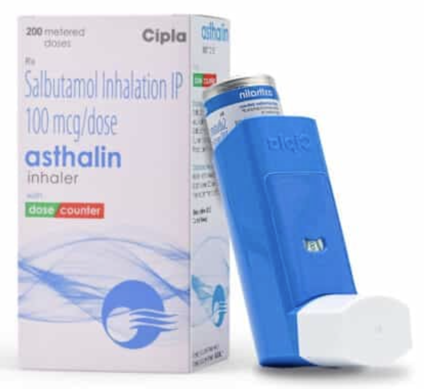 アスタリンインヘラー Asthalin 100 mcg Inhaler 200回分 1箱